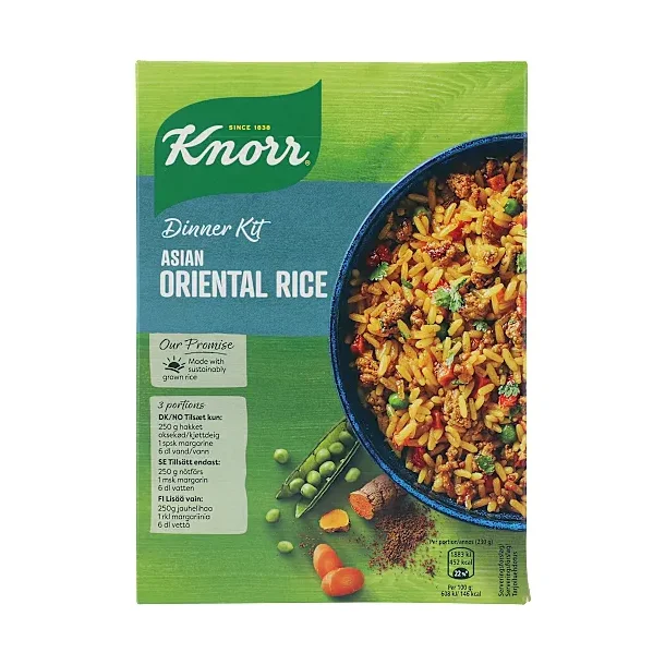 Orientalsk Risret, Knorr 3 portioner