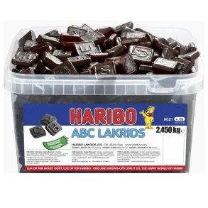 Haribo abc lakrids 2,45 kg