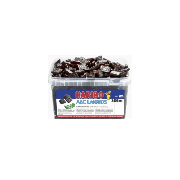 Haribo abc lakrids 2,45 kg