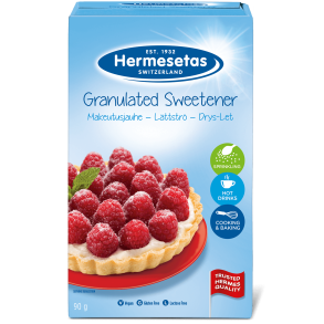 Hermesetas Drys-let til madlavning og bagning, 90 g.