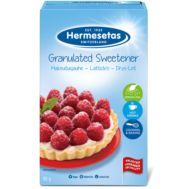Hermesetas Drys-let til madlavning og bagning, 90 g.