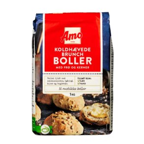 Amo koldh�vede brunchboller med fr� og kerner