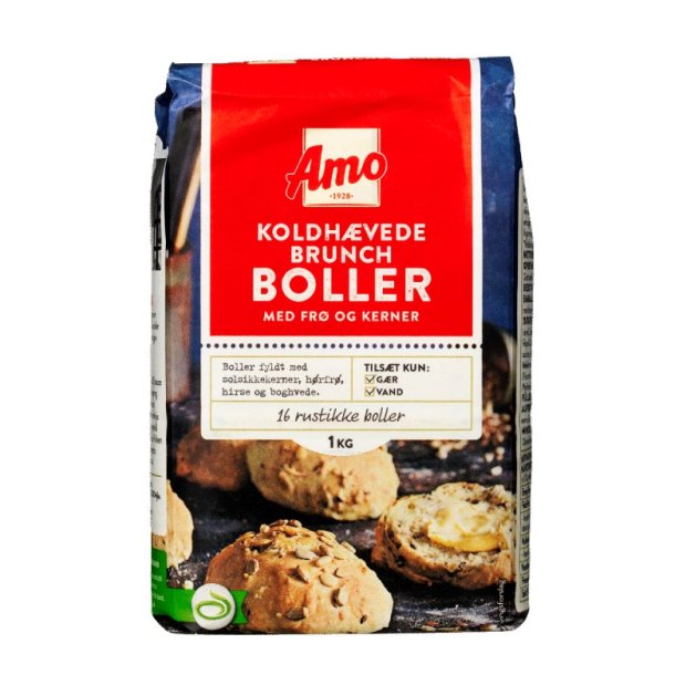 Amo koldhvede brunchboller med fr og kerner