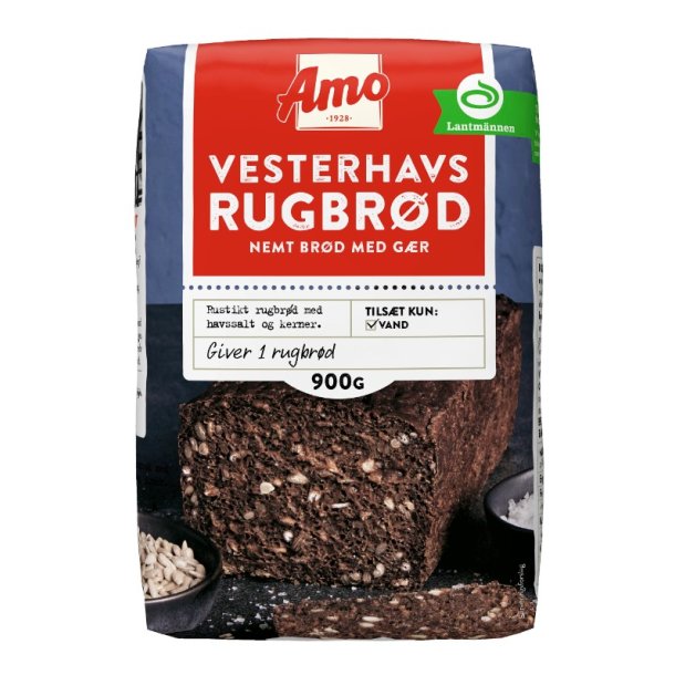 Amo Vesterhavsrugbrd, 900g.