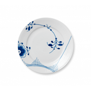 Royal Copenhagen Bl Mega Riflet Tallerken, 22cm