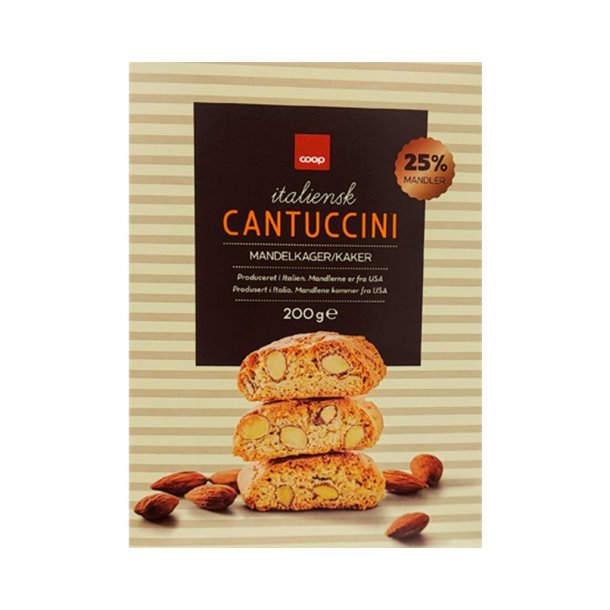 Cantuccini mandelkager. 200g. 