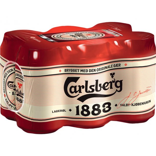 Carlsberg "1883". 6-pack.