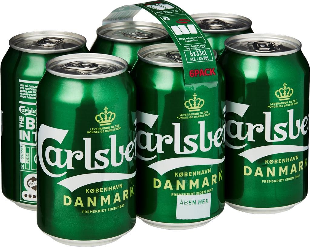 Carlsberg, 6-pack. - Øl & Cider - Hjemve.dk