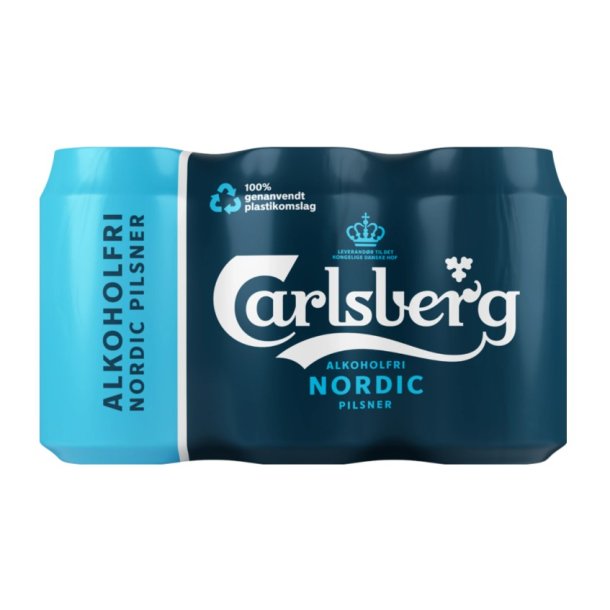 Carlsberg Nordic, Alkoholfri l. 6-pack.