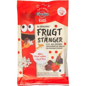 Castus Frugtst�nger (figenst�nger) med jordb�r/hyldeblomst, 5 x 20 gram