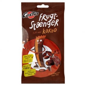 Castus Frugtstnger (figenstnger) med kakao, 5 x 20 gram