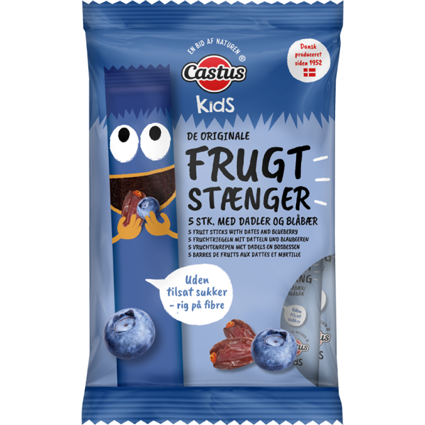 Castus Frugtst�nger (figenst�nger) med bl�b�r, 5 x 20 gram