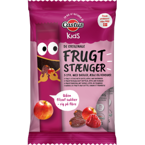Castus Frugtst�nger (figenst�nger) med �ble/hindb�r, 5 x 20 gram