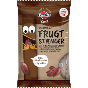 Castus Frugtst�nger (figenst�nger) med kakao, 5 x 20 gram