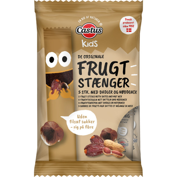Castus Frugtst�nger (figenst�nger) med n�ddemix, 5 x 20 gram