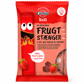 Castus Frugtst�nger med jordb�r. 5 x 20g