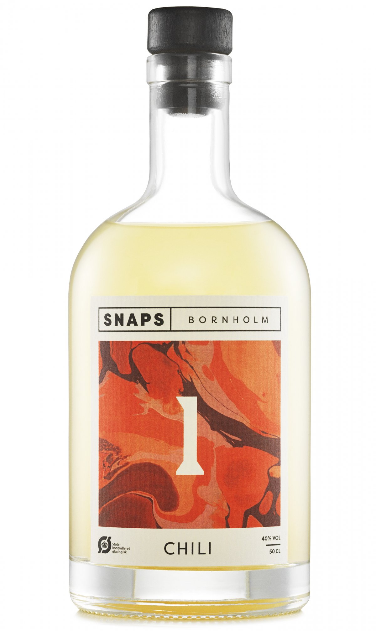 Snaps Bornholm Nr. 1 med Chili, 40, 50cl. Snaps & andet alkohol