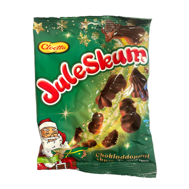 Cloetta Juleskum med chokolade, 140g.