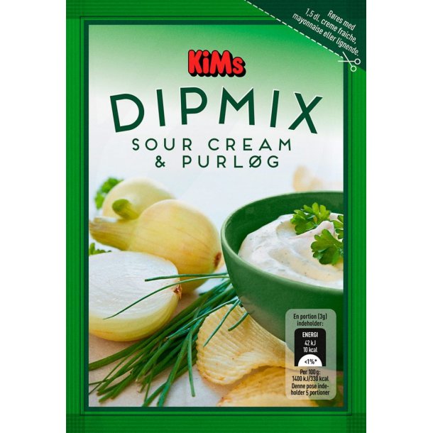 Kims Dipmix Sour Cream og Purlg