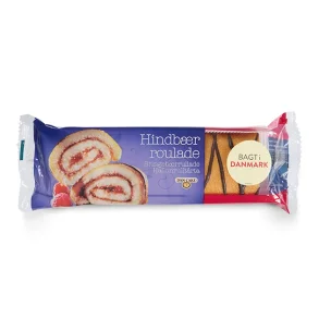 Roulade med hindb�r, fra Dan Cake. 300g