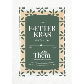 Them Ftter Kras Lagret ost 30+/16%. ca. 450 - 500g.