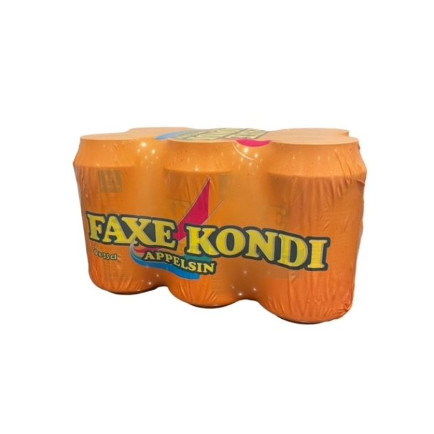 Faxe Kondi Appelsin, 6 x 33cl. 