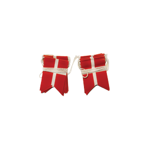 Flag p Guirlande 2 x 2 m, til fx. juletret.