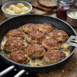 Afhentning hos K�lebilen - Fra Slagteren: R�rt Frikadellefars 2 kg.