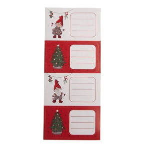 Til og fra klistermrker nisser og juletr. Fra 