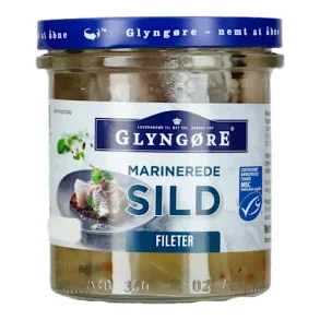 Glyngre marinerede sild i fileter, 350 gram