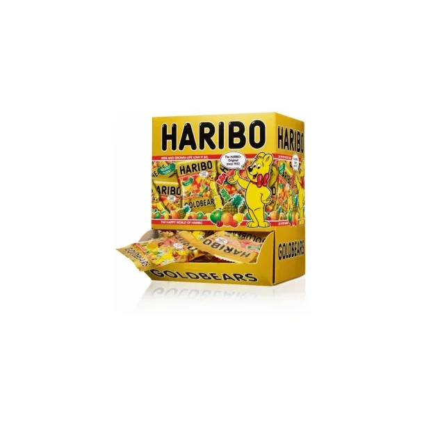 Haribo miniposer Guldbamser, 100 stk.