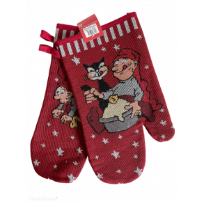 Julegrydelapper / grillhandsker, 2 stk. 