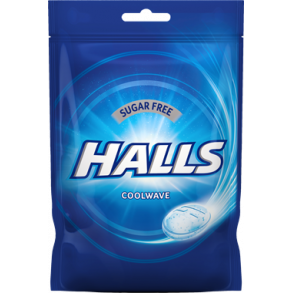 Halls sukkerfri bolsjer, Coolwave 65g