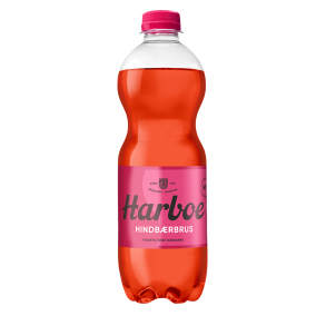 Harboe Hindb�r/R�d sodavand Light, 0,5L