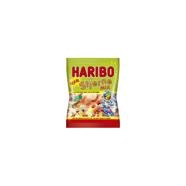 Haribo Stjerne Mix Sour, 120 gram