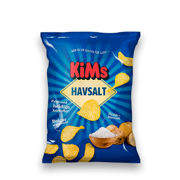 Kims Chips med havsalt, 160g