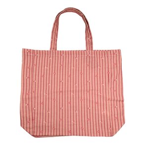 Indkbsnet, stribet med flag og julehjerter. 