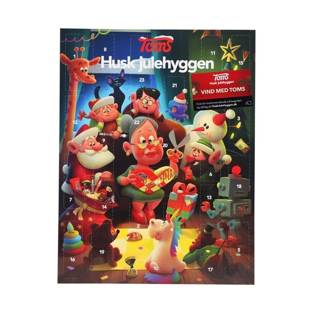 Toms Julekalender med blandet Toms "Husk Julehyggen"