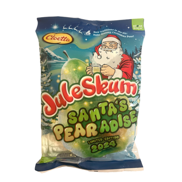 Cloetta Juleskum Santas "Pear-adise". Limited edition 2024. 100g.