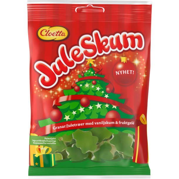 Cloetta Juleskum Juletr. 100g.