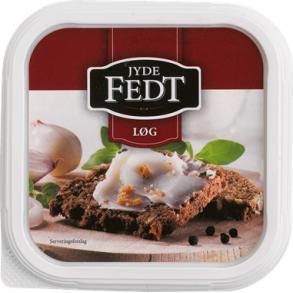 Jydefedt med ristede lg, 175g