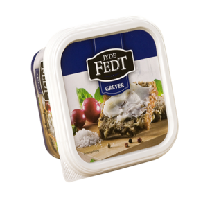 Jydefedt med grever. 175g.