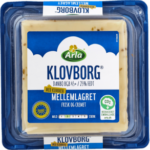 Klovborg Mellemlagret med kommen i skiver, 200g