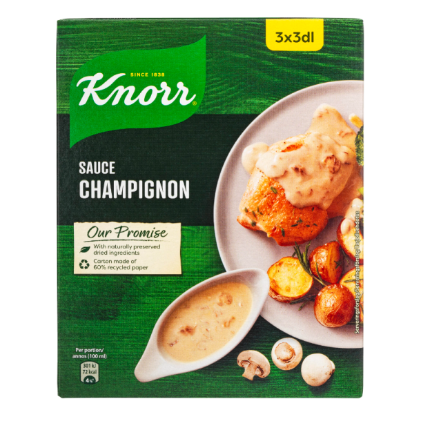 Champignon sauce Knorr