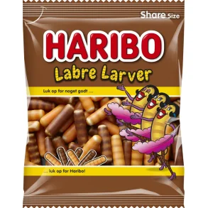 Haribo Labre Larver, 120 gram
