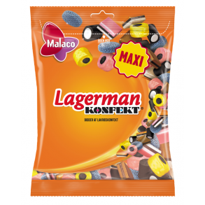 Malaco Lagerman lakridskonfekt 340g