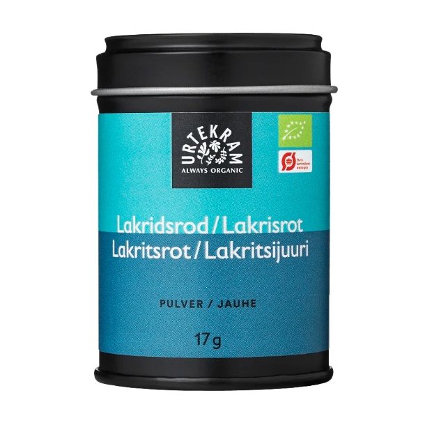 Lakridsrodspulver fra Urtekram. 17g. 