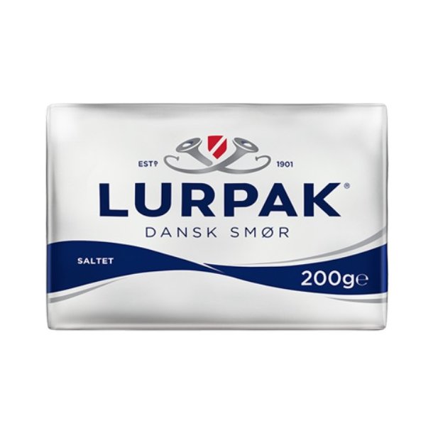 Afhentning hos K�lebil - Lurpak saltet Sm�rbar 200 gram