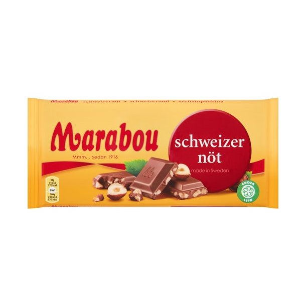 Marabou Schweizer Nd, 200 gram