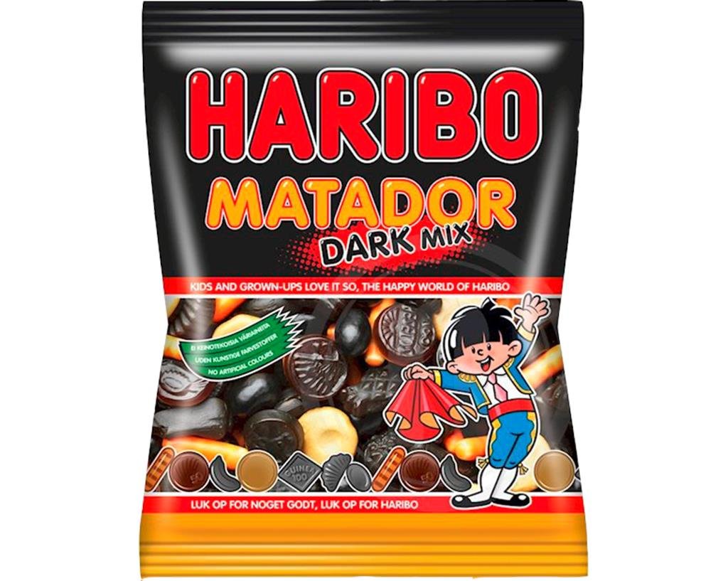 snorkel råb op Dusør Matador Mix Dark, 120g - Haribo 120 g poser - hjemve.dk